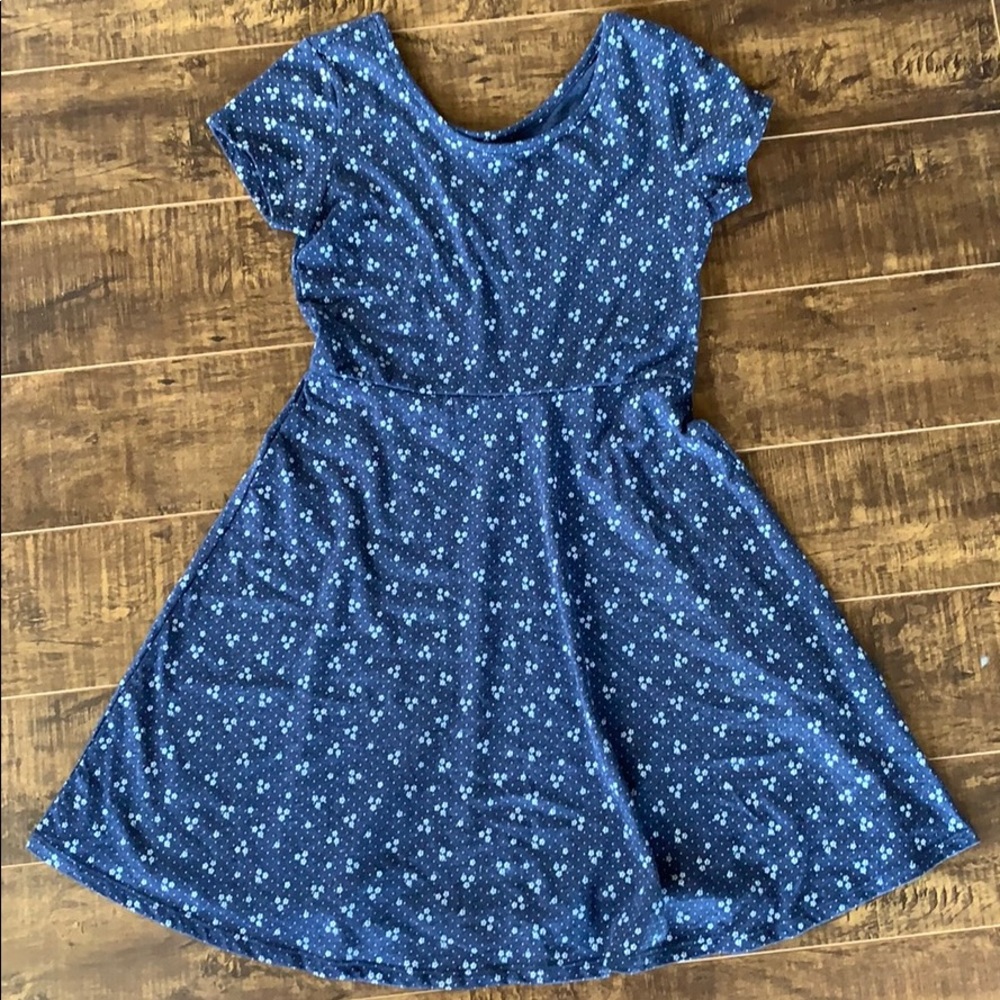 Navy blue sundress